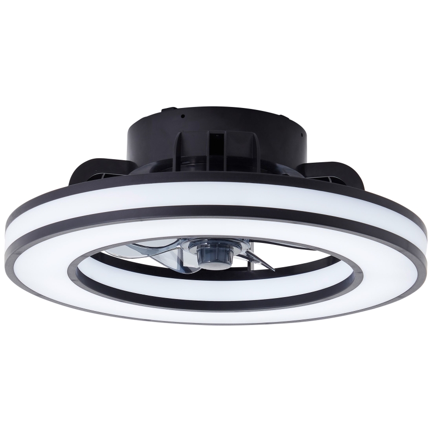 Brilliant - LED RGBW Ventilatore a soffitto dimmerabile MONDELLO LED/26W/230V 2700-6500K diametro 41 cm nero + telecomando