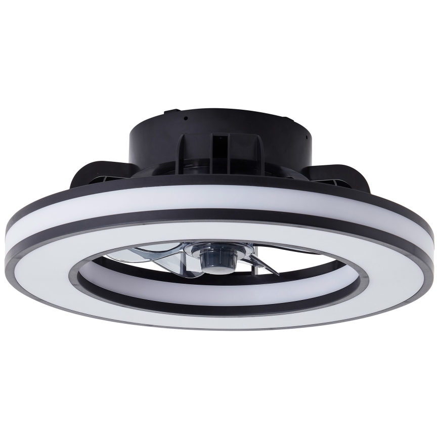 Brilliant - LED RGBW Ventilatore a soffitto dimmerabile MONDELLO LED/26W/230V 2700-6500K diametro 41 cm nero + telecomando
