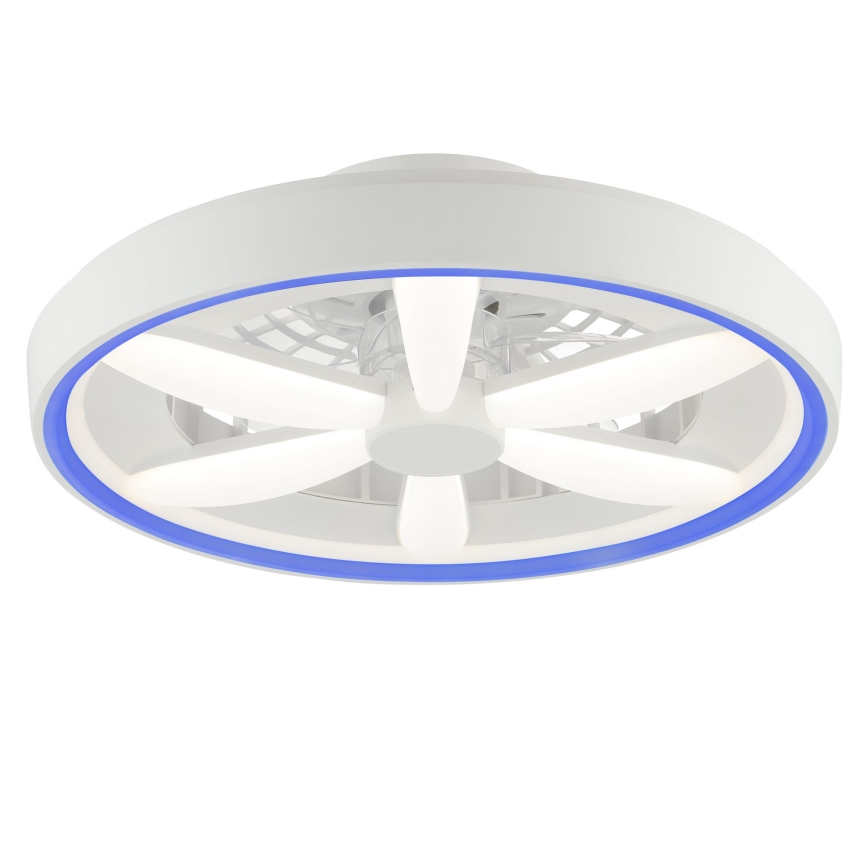 Brilliant - LED RGBW Ventilatore a soffitto dimmerabile con luce GAIANO LED/48W/230V 2700-6500K bianco + telecomando