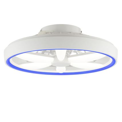Brilliant - LED RGBW Ventilatore a soffitto dimmerabile con luce GAIANO LED/48W/230V 2700-6500K bianco + telecomando
