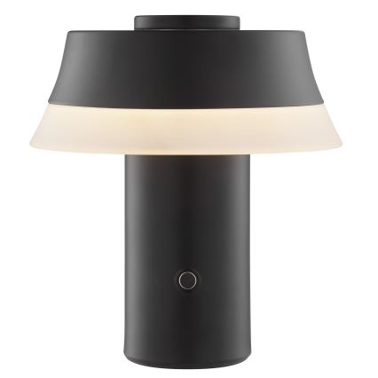 Brilliant - Lampada da tavolo LED dimmerabile ricaricabile a sfioramento KINICH LED/2,5W/5V 2700K 2600 mAh nera