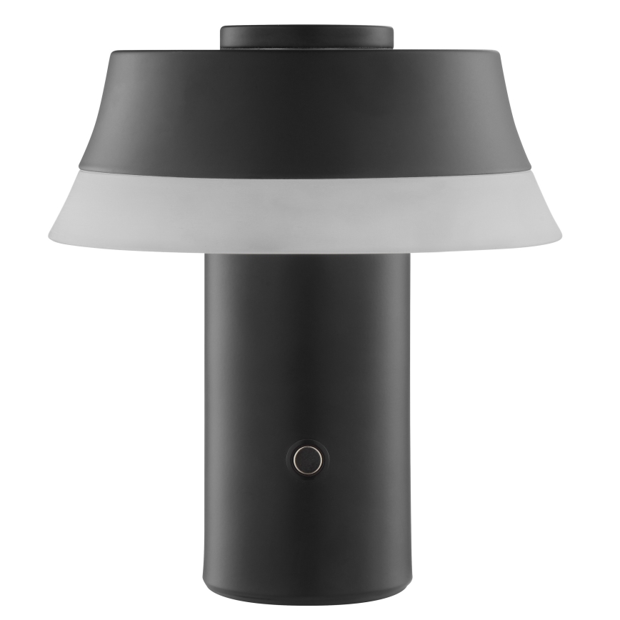 Brilliant - Lampada da tavolo LED dimmerabile ricaricabile a sfioramento KINICH LED/2,5W/5V 2700K 2600 mAh nera