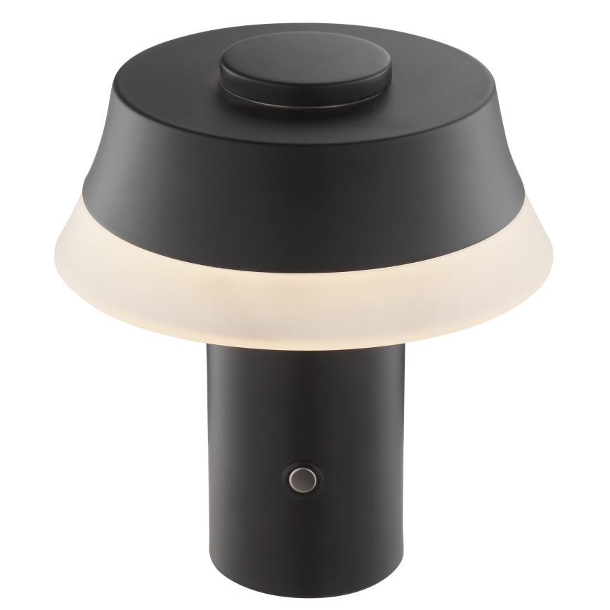 Brilliant - Lampada da tavolo LED dimmerabile ricaricabile a sfioramento KINICH LED/2,5W/5V 2700K 2600 mAh nera