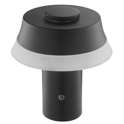 Brilliant - Lampada da tavolo LED dimmerabile ricaricabile a sfioramento KINICH LED/2,5W/5V 2700K 2600 mAh nera
