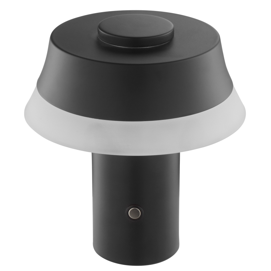 Brilliant - Lampada da tavolo LED dimmerabile ricaricabile a sfioramento KINICH LED/2,5W/5V 2700K 2600 mAh nera