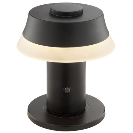 Brilliant - Lampada da tavolo LED dimmerabile ricaricabile a sfioramento KINICH LED/2,5W/5V 2700K 2600 mAh nera