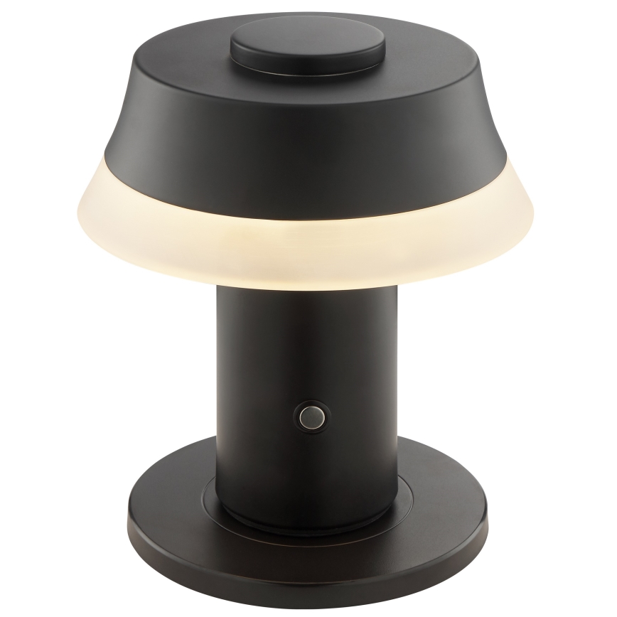 Brilliant - Lampada da tavolo LED dimmerabile ricaricabile a sfioramento KINICH LED/2,5W/5V 2700K 2600 mAh nera