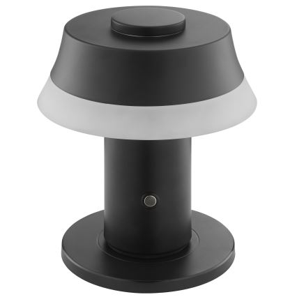 Brilliant - Lampada da tavolo LED dimmerabile ricaricabile a sfioramento KINICH LED/2,5W/5V 2700K 2600 mAh nera