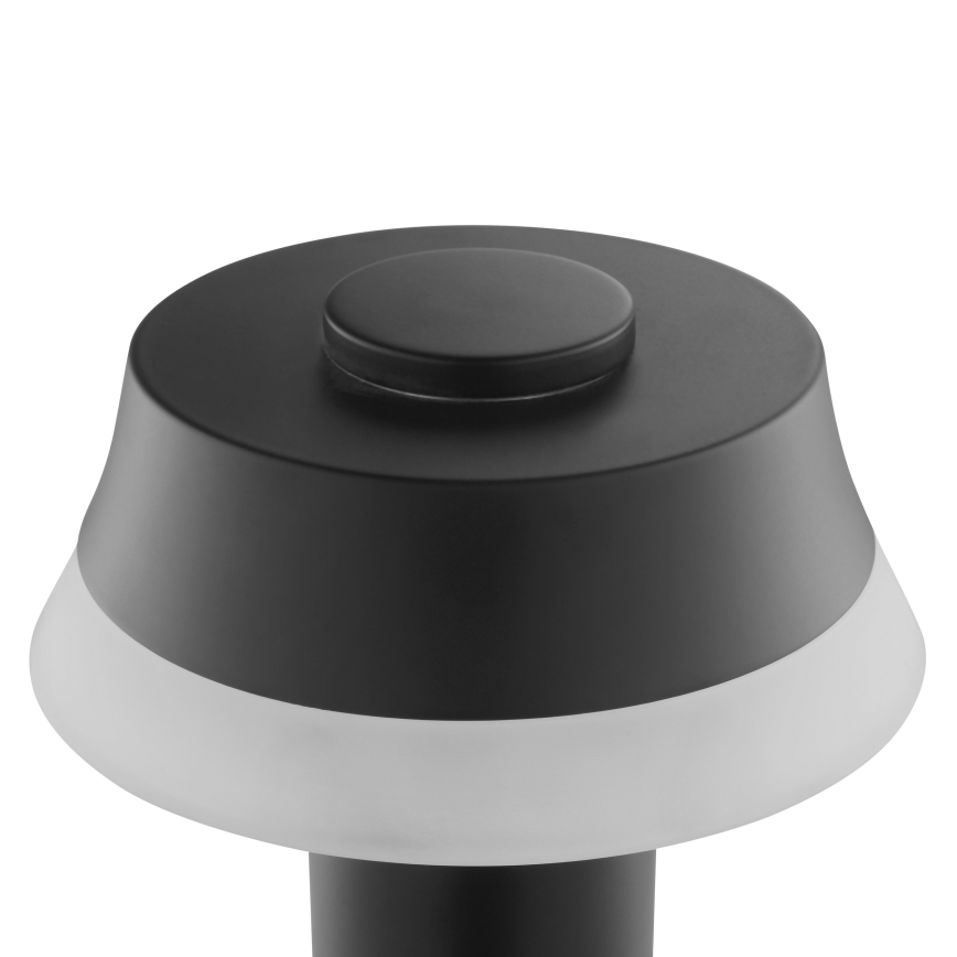 Brilliant - Lampada da tavolo LED dimmerabile ricaricabile a sfioramento KINICH LED/2,5W/5V 2700K 2600 mAh nera