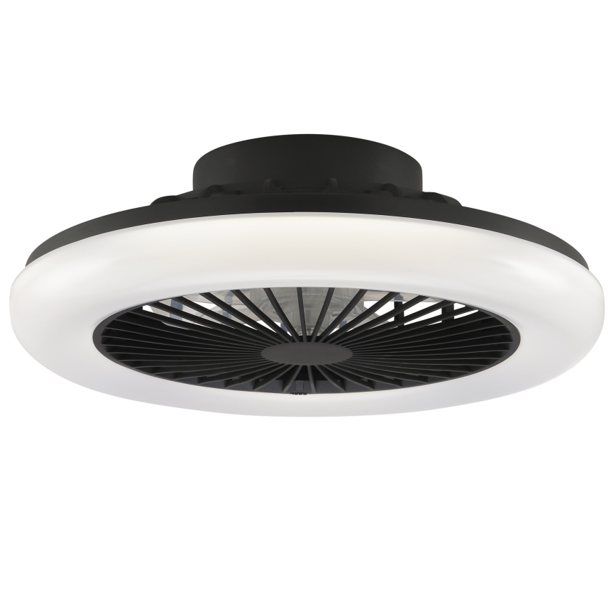 Brilliant - Plafoniera LED dimmerabile con ventilatore MONTERO LED/20W/230V 2700-6500K Ø 42 cm nero + telecomando
