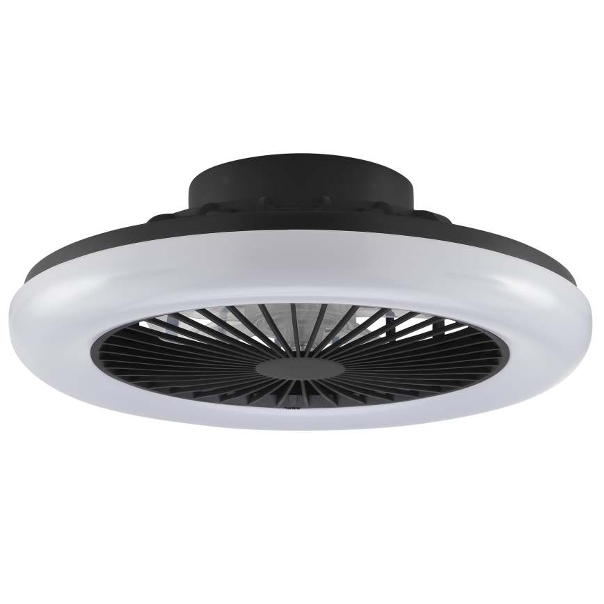 Brilliant - Plafoniera LED dimmerabile con ventilatore MONTERO LED/20W/230V 2700-6500K Ø 42 cm nero + telecomando