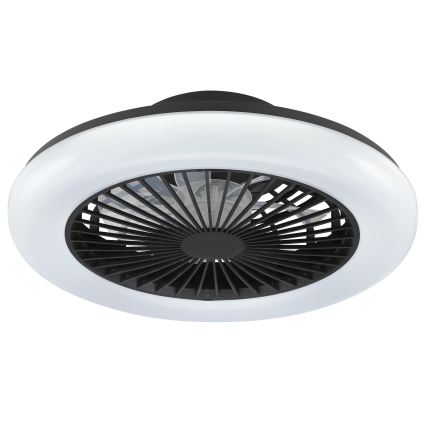 Brilliant - Plafoniera LED dimmerabile con ventilatore MONTERO LED/20W/230V 2700-6500K Ø 42 cm nero + telecomando
