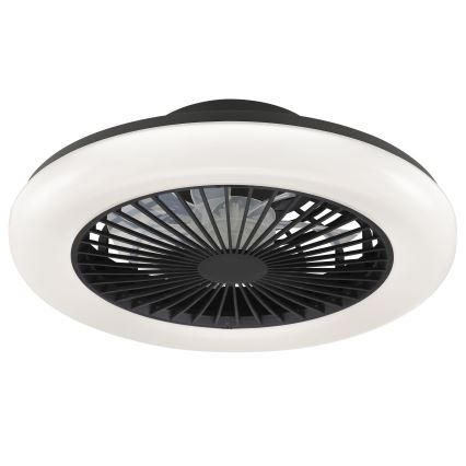 Brilliant - Plafoniera LED dimmerabile con ventilatore MONTERO LED/20W/230V 2700-6500K Ø 42 cm nero + telecomando
