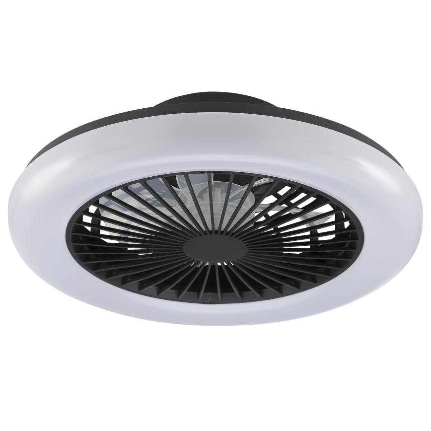 Brilliant - Plafoniera LED dimmerabile con ventilatore MONTERO LED/20W/230V 2700-6500K Ø 42 cm nero + telecomando