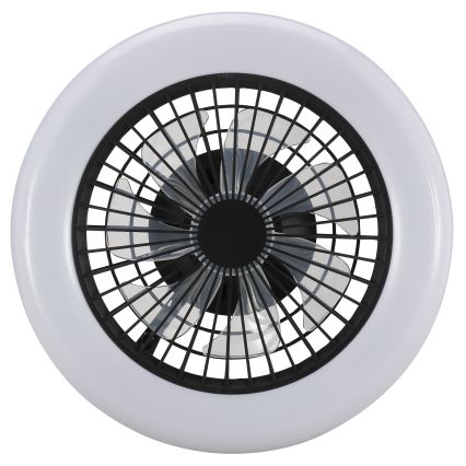 Brilliant - Plafoniera LED dimmerabile con ventilatore MONTERO LED/20W/230V 2700-6500K Ø 42 cm nero + telecomando