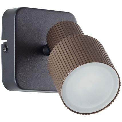 Brilliant - Luce Spot da parete a LED CADIZ 1xGU10/5W/230V bronzo