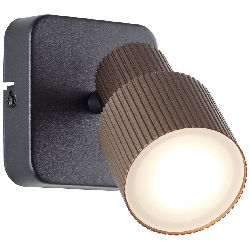 Brilliant - Luce Spot da parete a LED CADIZ 1xGU10/5W/230V bronzo