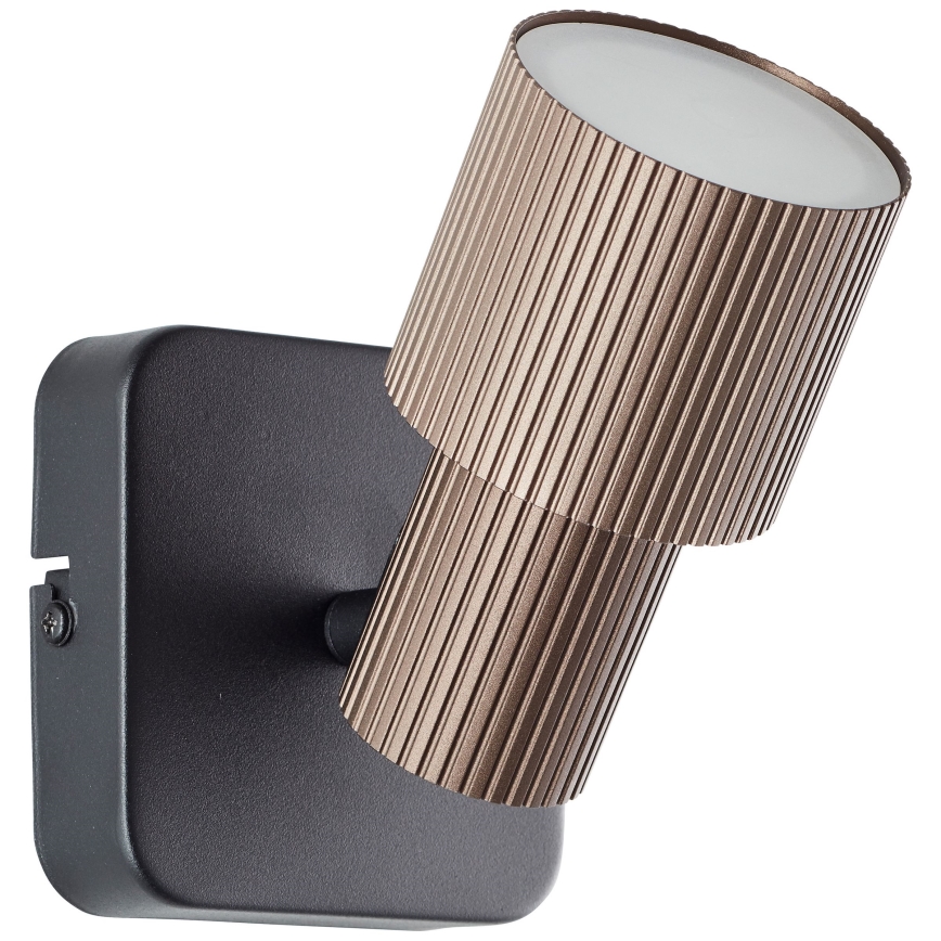Brilliant - Luce Spot da parete a LED CADIZ 1xGU10/5W/230V bronzo