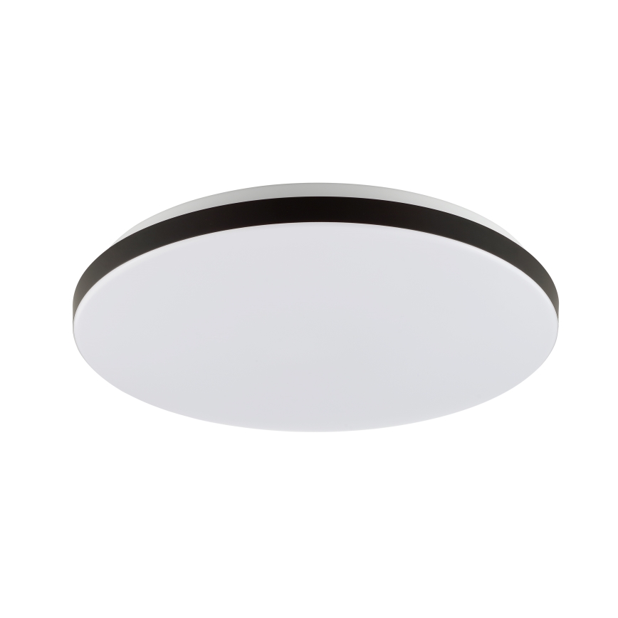 Brilliant - Plafoniera LED RGBW dimmerabile LIVIO LED/20W/230V 3000-6500K Ø 38,5 cm nera + telecomando