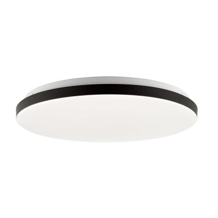 Brilliant - Plafoniera LED RGBW dimmerabile LIVIO LED/20W/230V 3000-6500K Ø 38,5 cm nera + telecomando