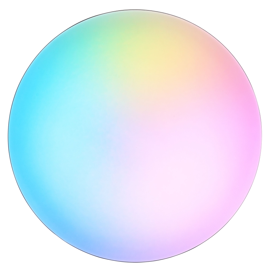 Brilliant - Plafoniera LED RGBW dimmerabile LIVIO LED/20W/230V 3000-6500K Ø 38,5 cm nera + telecomando