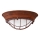Brilliant - Plafoniera da soffitto TYPHOON 2xE27/30W/230V rossa