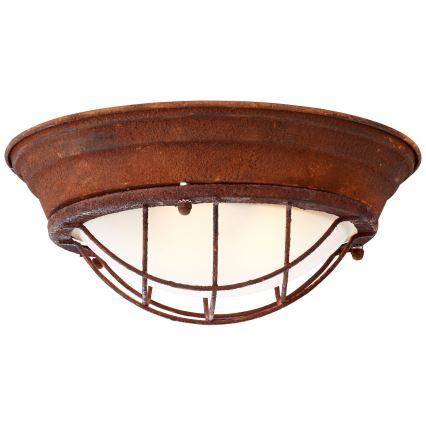 Brilliant - Plafoniera da soffitto TYPHOON 2xE27/30W/230V rossa