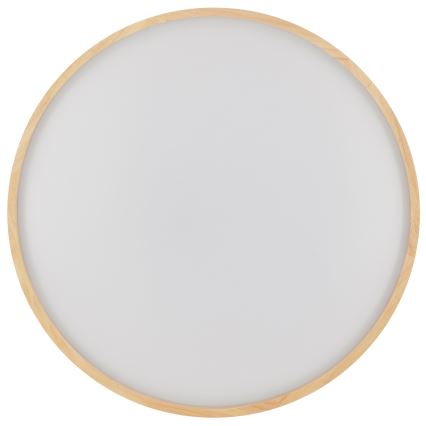 Brilliant - plafoniera LED dimmerabile ALSON LED/17W/230V 3000-6500K pr. 49,5 cm legno di caucciù + telecomando