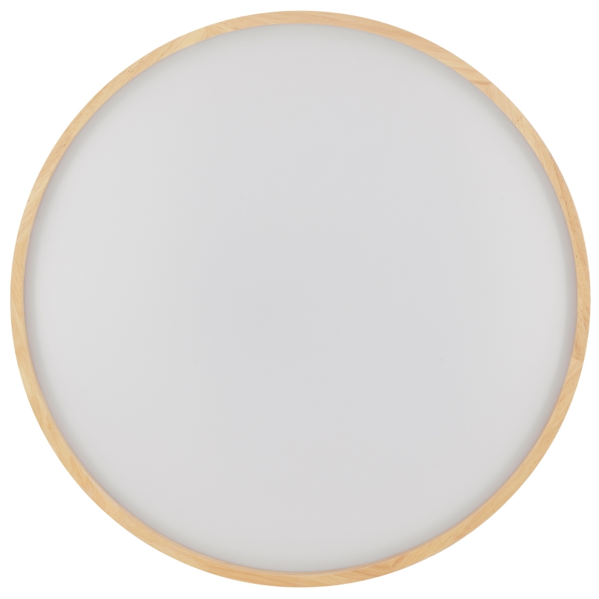 Brilliant - plafoniera LED dimmerabile ALSON LED/17W/230V 3000-6500K pr. 49,5 cm legno di caucciù + telecomando