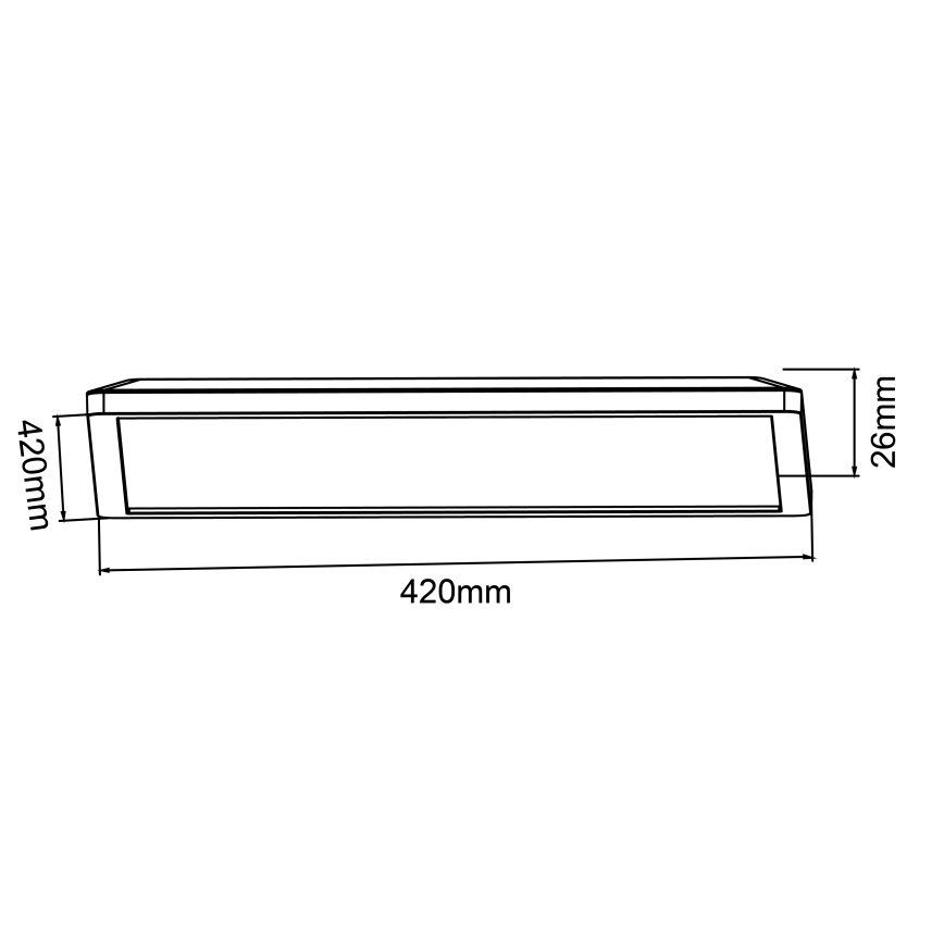 Brilliant - Plafoniera LED dimmerabile SORELL LED/24/230V 3000-6500K 42x42 cm nero + telecomando