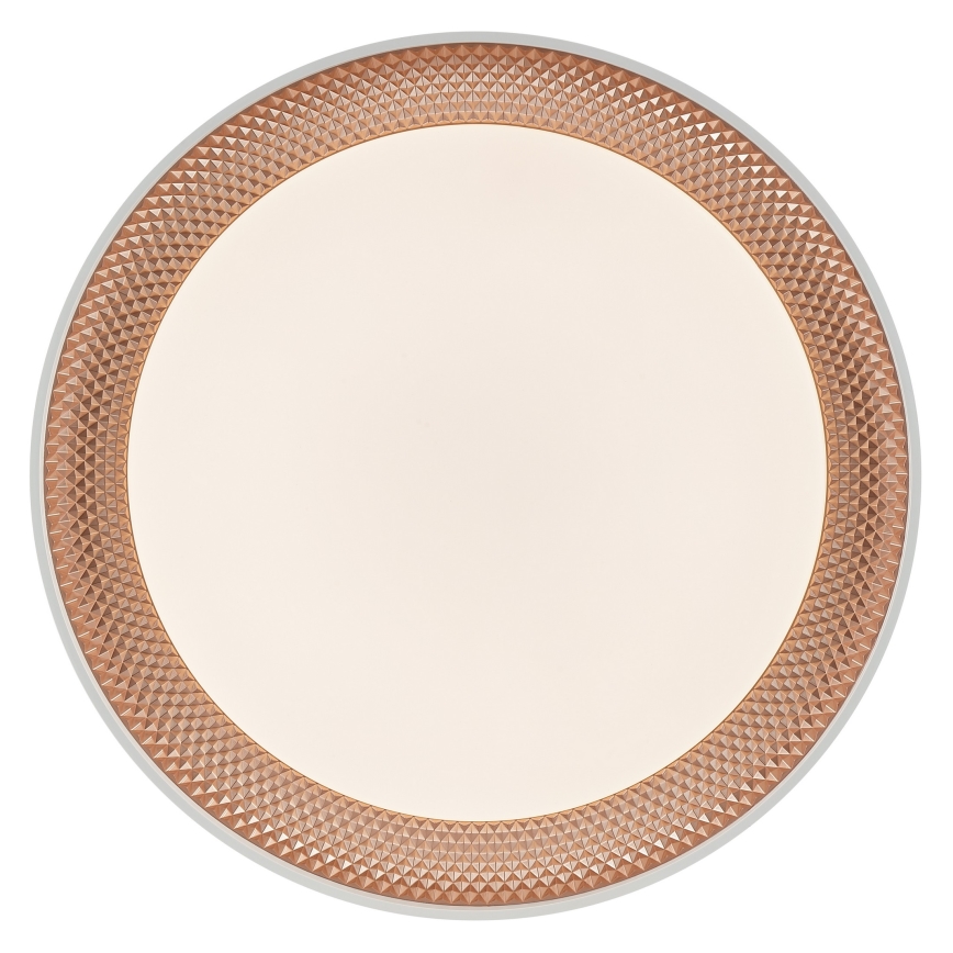 Brilliant - Plafoniera LED dimmerabile WALDO LED/36W/230V 3000-6500K diam. 48,5 cm bianco/oro rosa + telecomando