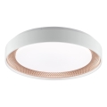Brilliant - Plafoniera dimmerabile LED WALDO LED/24W/230V 3000-6500K Ø 38,5 cm bianco/oro rosa + telecomando
