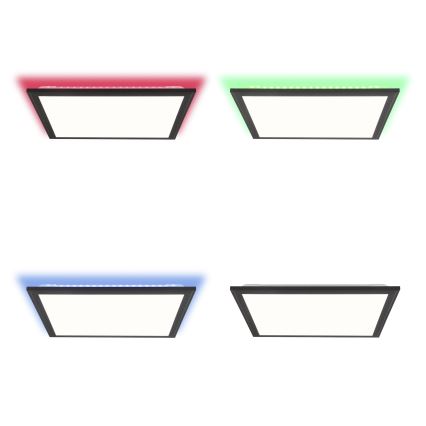 Brilliant - Plafoniera dimmerabile RGBW ALLIE LED/24W/230V 2700-6500K nero + telecomando