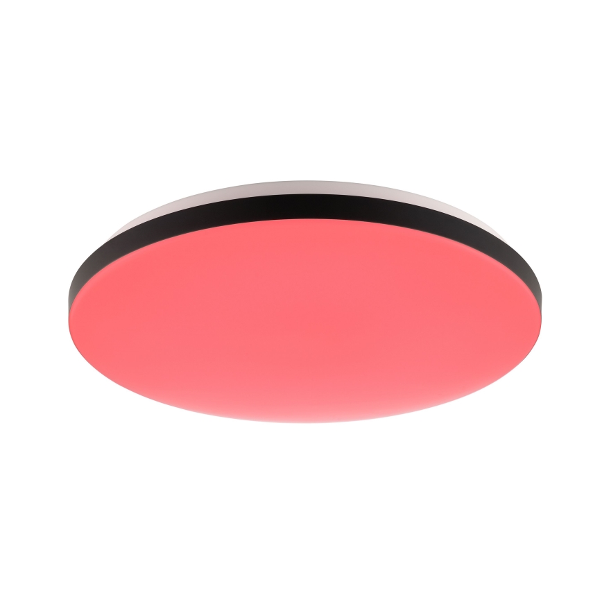 Brilliant - Plafoniera dimmerabile RGBW LIVIO LED/20W/230V 3000-6500K diametro 49 cm nero + telecomando
