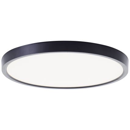 Brilliant - Plafoniera dimmerabile RGBW LOTTI LED/16W/230V 3000K diametro 30 cm nero Wi-Fi Tuya + telecomando