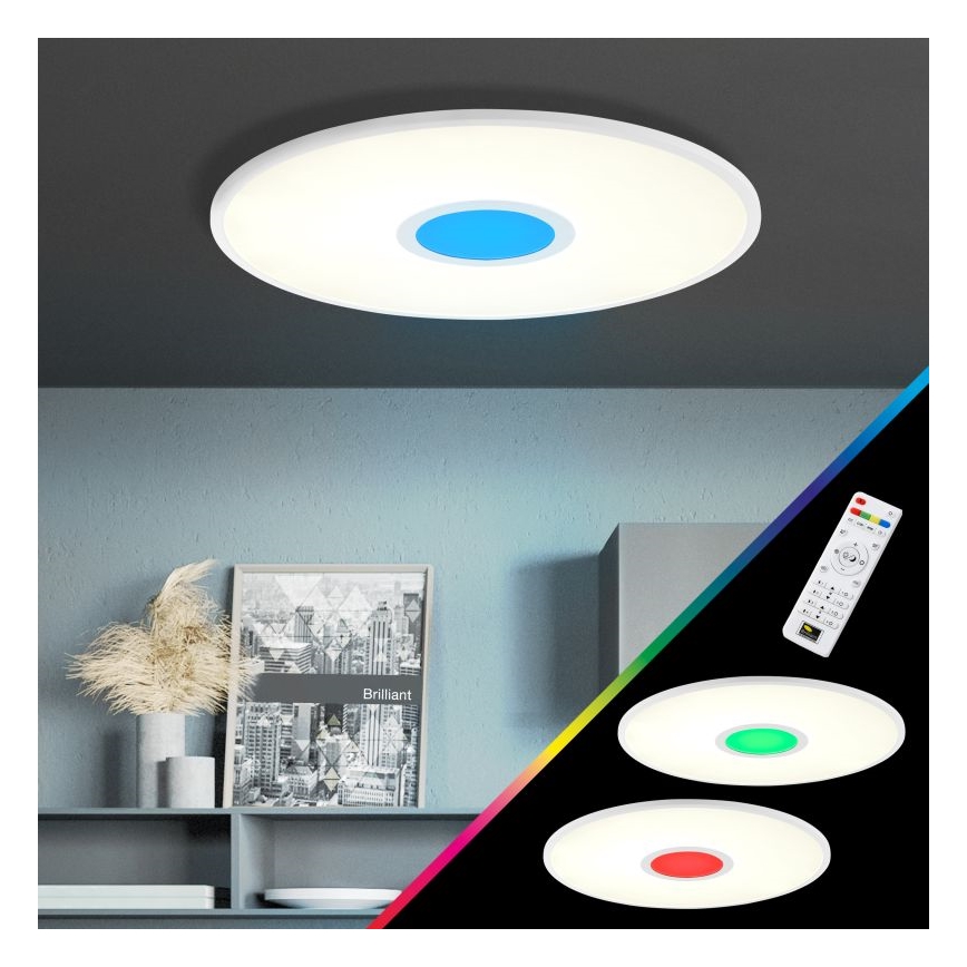 Brilliant - Plafoniera dimmerabile RGBW ODELLA LED/24W/230V 2700-6500K + telecomando