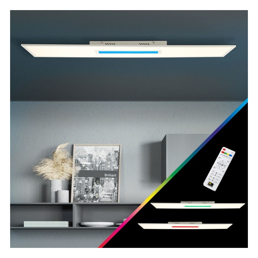 Brilliant - Plafoniera dimmerabile RGBW ODELLA LED/37W/230V 2700-6500K + telecomando