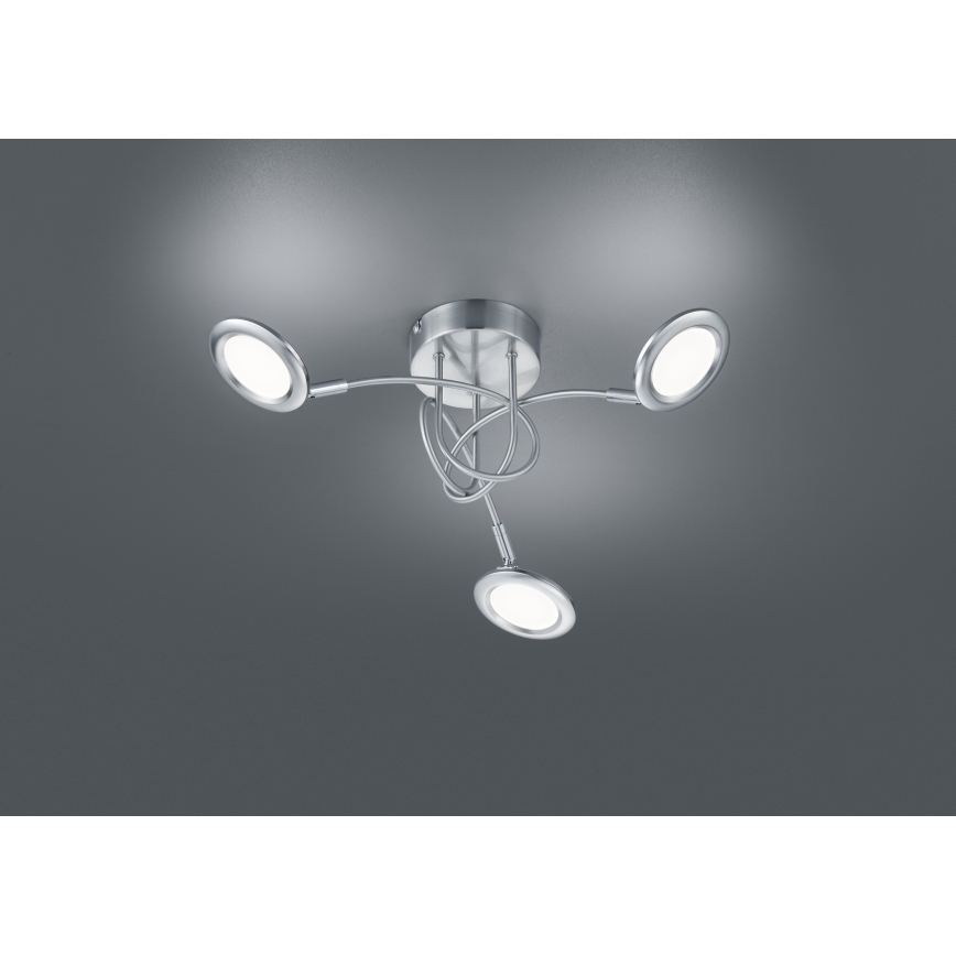 Brilliant - Plafoniera LED SESSION 3xLED/3,1W/230V 3000/4000/6500K cromo opaco