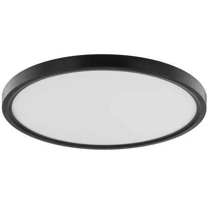Brilliant - Plafoniera LED con sensore di movimento e sensore crepuscolare GALO LED/26W/230V Ø 40 cm nero