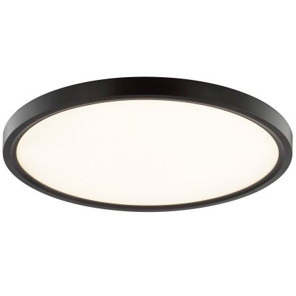 Brilliant - Plafoniera LED con sensore di movimento e sensore crepuscolare GALO LED/26W/230V Ø 40 cm nero