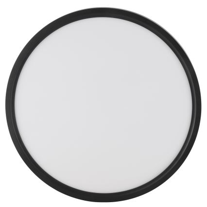 Brilliant - Plafoniera LED con sensore di movimento e sensore crepuscolare GALO LED/26W/230V Ø 40 cm nero