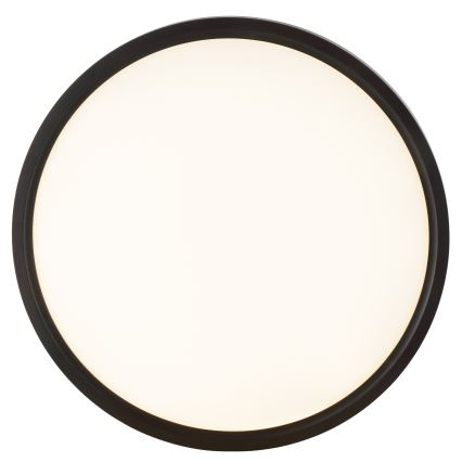 Brilliant - Plafoniera LED con sensore di movimento e sensore crepuscolare GALO LED/26W/230V Ø 40 cm nero