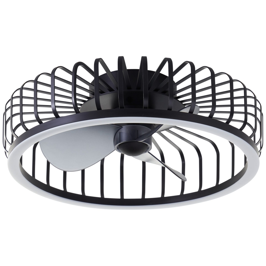 Brilliant - Plafoniera dimmerabile a LED con ventilatore CAPO LED/36W/230V 2700-6500K Ø 48 cm nera + telecomando