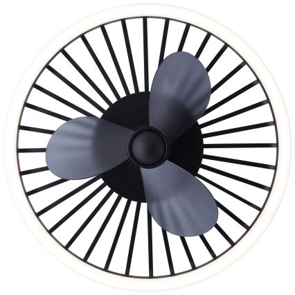 Brilliant - Plafoniera dimmerabile a LED con ventilatore CAPO LED/36W/230V 2700-6500K Ø 48 cm nera + telecomando
