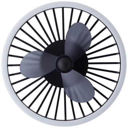 Brilliant - Plafoniera dimmerabile a LED con ventilatore CAPO LED/36W/230V 2700-6500K Ø 48 cm nera + telecomando