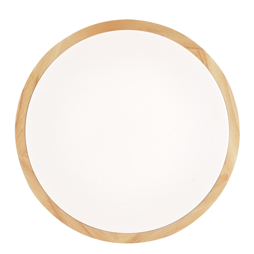 Brilliant - Plafoniera da bagno a LED MOREEN LED/18W/230V 2700/4000/6500K Ø 34 cm IP44 in legno di caucciù