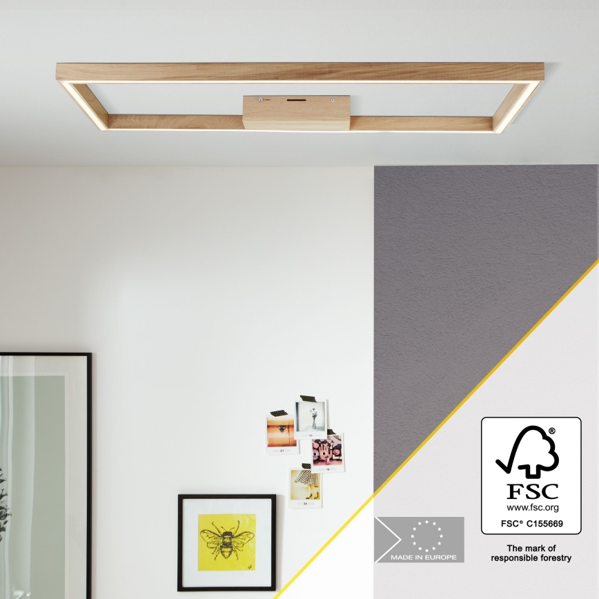 Brilliant - Plafoniera LED DELGROSSO LED/24W/230V 3000K quercia