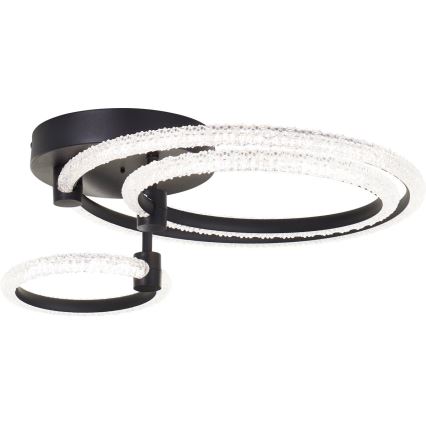 Brilliant - Plafoniera LED Dimmerabile AYDIN LED/34W/230V 3000-6500K nera + telecomando