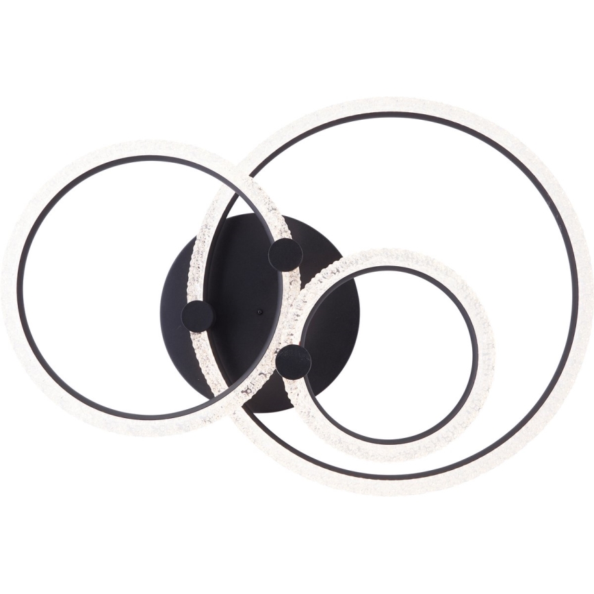 Brilliant - Plafoniera LED Dimmerabile AYDIN LED/34W/230V 3000-6500K nera + telecomando
