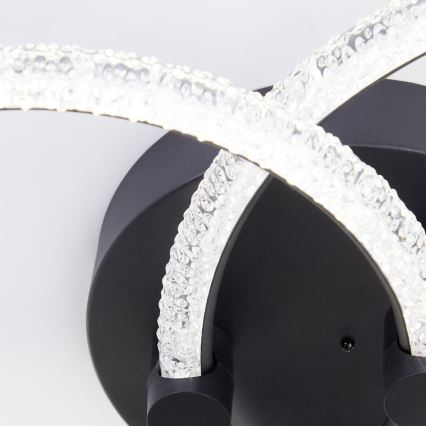 Brilliant - Plafoniera LED Dimmerabile AYDIN LED/34W/230V 3000-6500K nera + telecomando